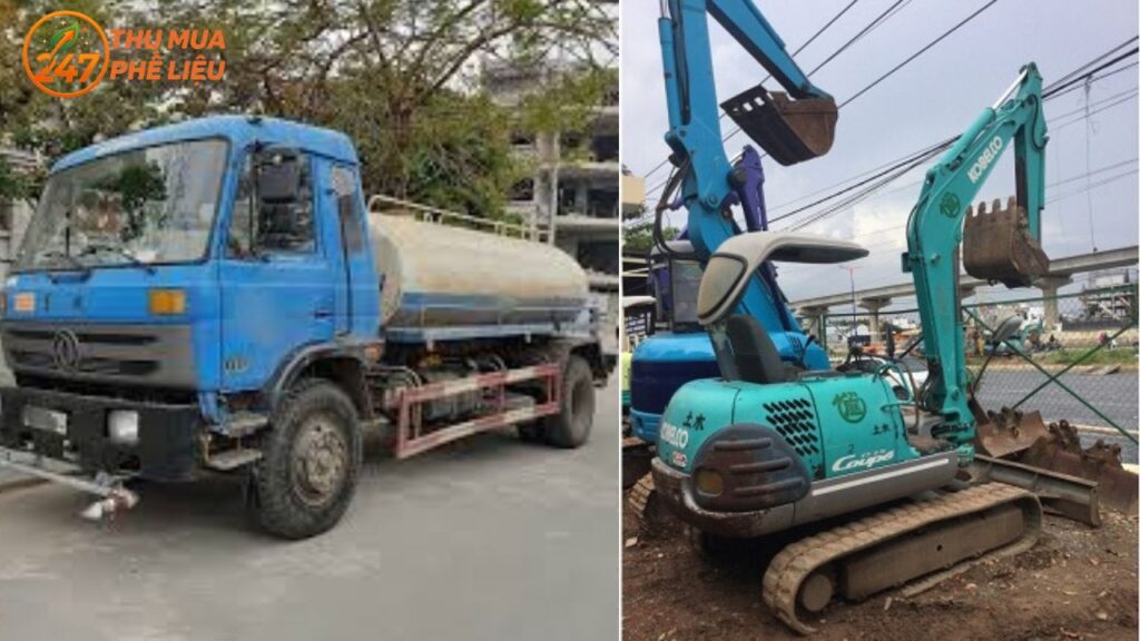 các lạo máy móc nhận thu mua đa dạng